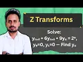 Solve Difference Equation using Z-Transform y 6y 9y 2 y 0 y 0 BMATEC301 BMATE301