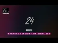 24 - Niki Zefanya (Original Key Karaoke) - Piano Instrumental Cover with Lyrics
