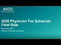 2026 Physician Fee Schedule Final Rule