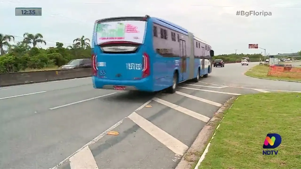 Restrição de horários para veículos de carga pesada na SC-401 começa a valer nesta quinta-feira