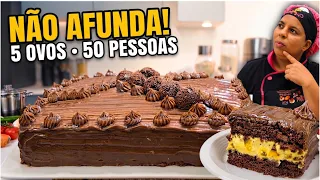 MASSA DE CHOCOLATE COM 5 OVOS: 3 DETALHES O 3º MUDA TUDO!