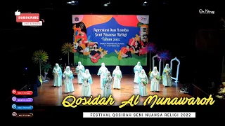 Download QOSIDAH AL MUNAWAROH || FESTIVAL SENI NUANSA RELIGI 2022 DKI JAKARTA ( Salamin Baid ) MP3