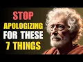 Download Lagu STOP met je excuses aanbieden voor deze 7 dingen | Stoïsche filosofie