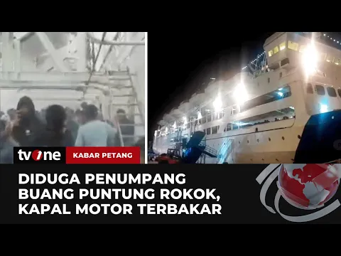 Kapal Terbakar di Perairan Teluk Ambon, Diduga Gegara Puntung Rokok