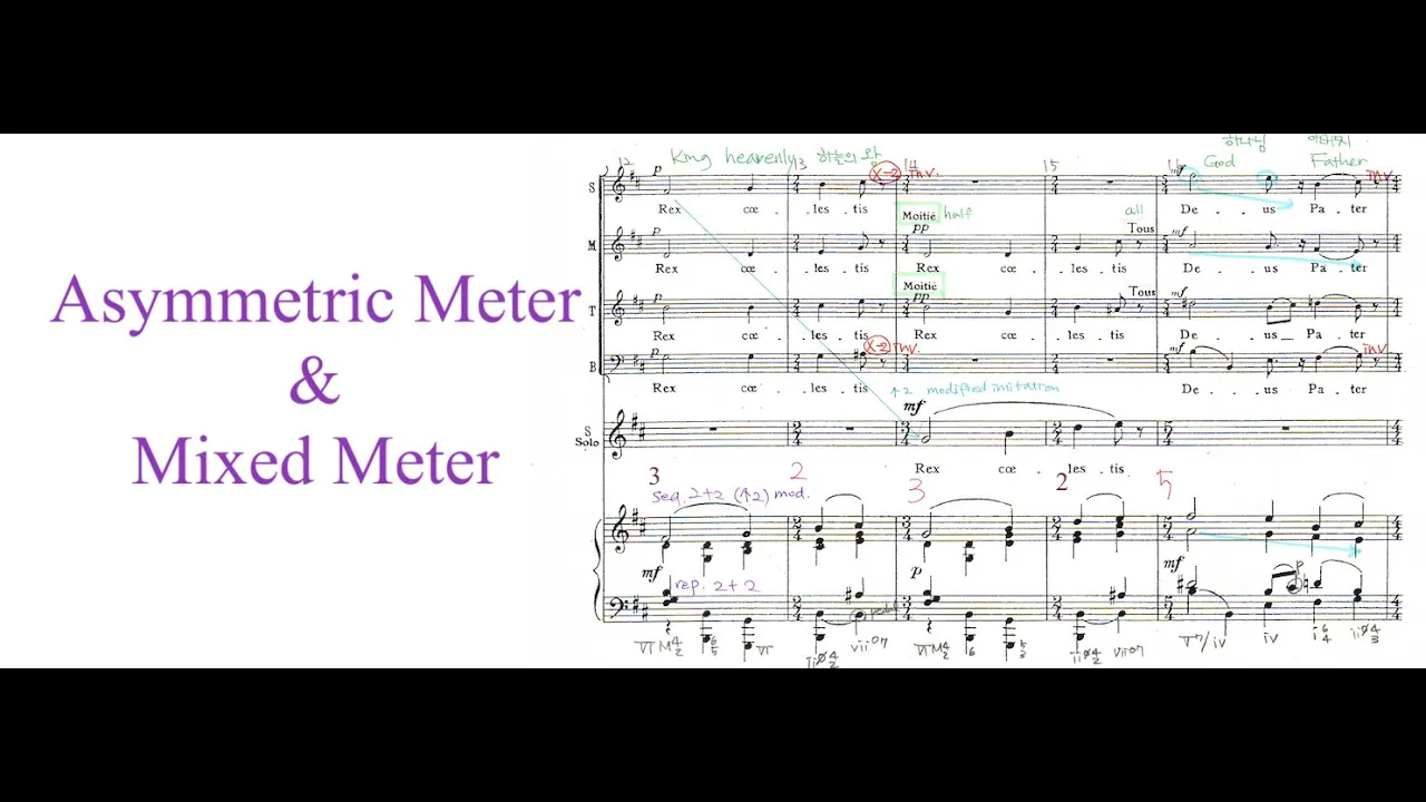 20th Century Music Theory [20세기 음악이론] Asymmetric Meter & Mixed Meter