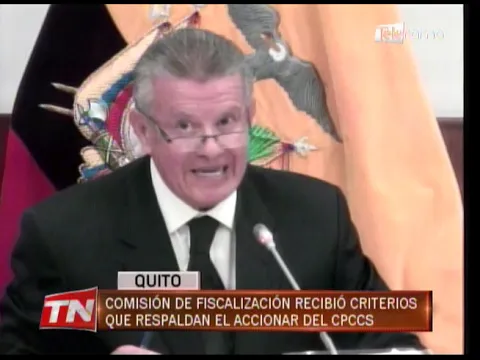 Comisión de fiscalización recibió criterios que respaldan el accionar del CPCCS