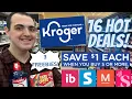 16 HOT KROGER COUPONING DEALS 3 HOT FREEBIES NEW MEGA EVENT MORE 23 - 23