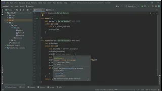 connection using Socket programming