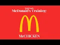 McDonald s Training McChicken