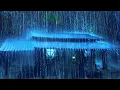 Rain Sounds For Sleeping - 99% Instantly Fall Asleep With Rain And Thunder Sound On Roof At Night