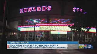 Edwards movie theater in southwest Bakersfield to reopen in May