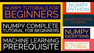 Numpy Complete Tutorial For Machine Learning Numpy Important Exceptions Part 4