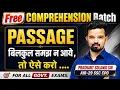 Comprehension Passage Tricks English for SSC Railway Banking Defence Free Batch