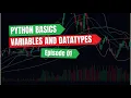 Introduction to Variables Constants and Data Types in Python Python Basics