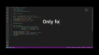 Python coding for candlestick chart