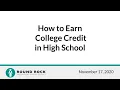 Round Rock ISD College Credit in HS 11 17 20