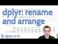 dlpyr rename and arrange