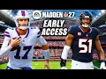 MADDEN 27 EARLY ACCESS Bills vs Texans Week 1 Full Game