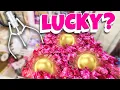 Download Lagu Roze gelukskaartklauwmachine met gouden ballen!