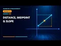 Distance Midpoint and Slope on the Coordinate Plane