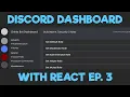 Discord Dashboard w React - Custom Dropdown Menu