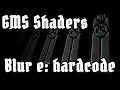 Shader Tutorial for GameMaker 15e - Blur with hardcoded values