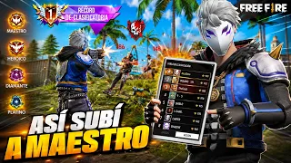 SUBIENDO AL RANGO MÁXIMO | GRAN MAESTRO FREE FIRE 🔴