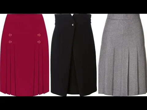 Download MP3 superb collection of formal office wear plated style middi skirts/pencil skirt \u0026h-line skirts design