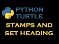 Python Turtle Graphics 5 Copy Turtle Stamps