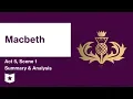 Macbeth by William Shakespeare Act 5 Scene 1 Summary Analysis