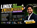 Linux File Permissions User Access Real-Time Practical Problem Solving DevOps StudyWithMe