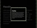 How to Make A pattern border using HTML CSS ONLY NO IMAGE