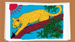 Cloring Leopard Lear Colors With Leopard Coloring Pages Coloring Book For Kids