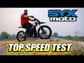 How FAST is this 60 Volt Electric Dirt Bike SYX Moto SPRK Top Speed Test
