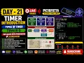Day 21 PIC16F877A Timer 0 Tutorial Timer Introduction LED Blink using Interrupt