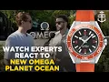 Watch experts react to new Omega Planet Ocean 2025 collection