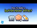 How to Make a Button Hover Effect in Roblox Studio