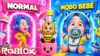 A TORRE DE BEBÊS TRANSFORMOU TODO MUNDO !!! ROBLOX Baby Outfit Tower