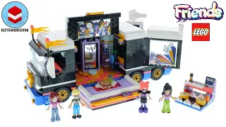 LEGO Friends 42619 Pop Star Music Tour Bus Speed Build Review