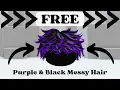 How To Get Free Messy Hair In Roblox Math Race Free Hair Free Purple Items Roblox Limited UGC