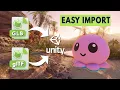 USE GLB GLTF Format in Unity - How to Import Super Easy