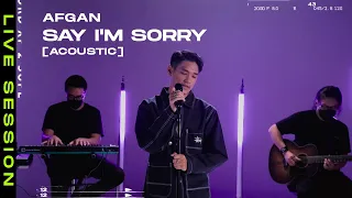 Download Afgan - say I'm sorry Acoustic Version MP3