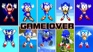 Evolution Of Sonic Death Animations Game Over Screens 1991 - 2023