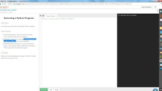 COP1000 Executing a Python Program