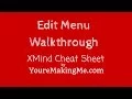 XMind Edit Menu