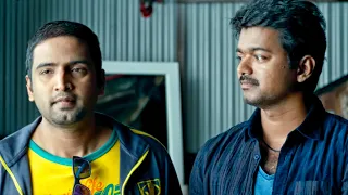 संथानम का विजय के सामने पोपट हो गया l Thalaivaa Movie Best Scene