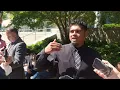 Prakash Churaman giving an interview after all charges were dropped in his case 2022