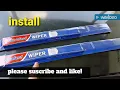Duralast Conventional Wiper Blades Install