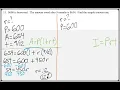 Math 118 3 3 Mathematical Explorations Tutorial Simple Interest