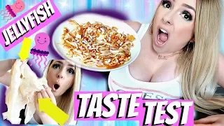 EATING JELLYFISH Taste Test... and cooking it
